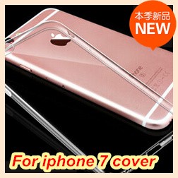 Del nuovo prodotto del telefono cellulare TPU di caso copertura trasparente ultra esile 2017 indietro per a 5,5 pollici più di iphone 7